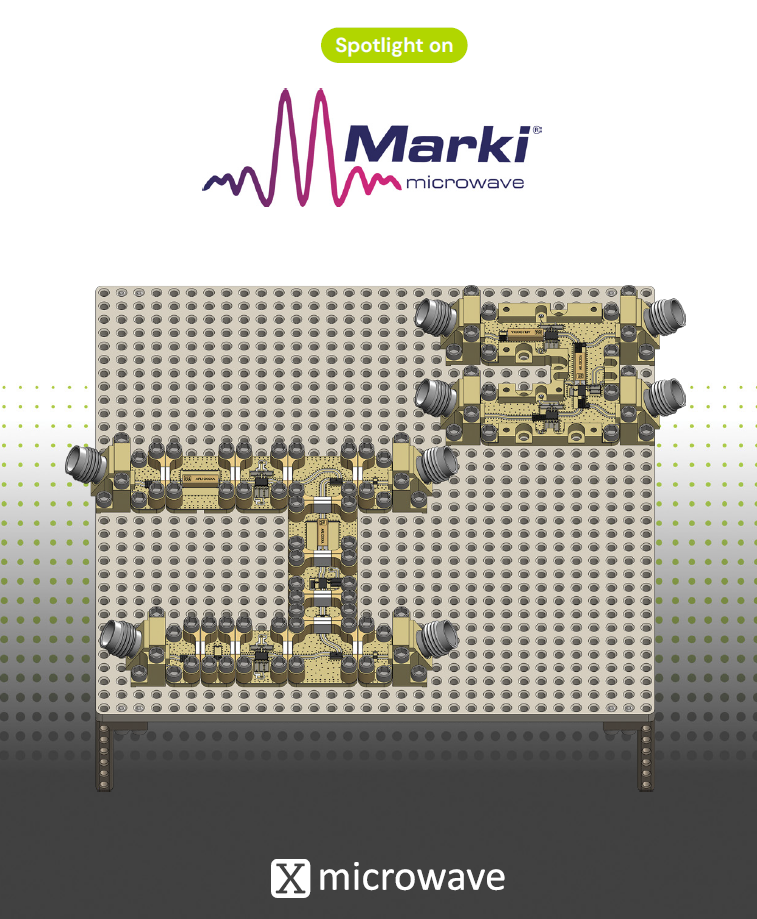 Marki and X-Microwave brochure cover